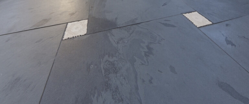 Пол из сланца  Black Slate