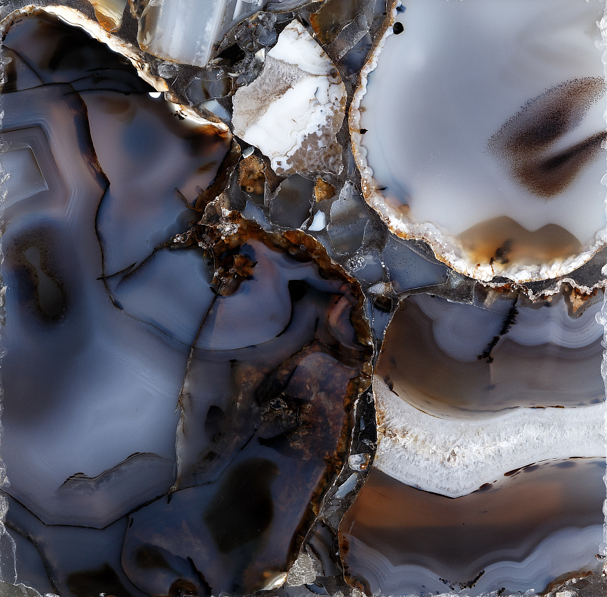 Agate Grey Botswana -Агат Грей Боцвана